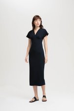 JANESSA EMPIRE WAIST MIDI DRESS