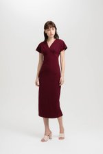 JANESSA EMPIRE WAIST MIDI DRESS