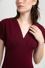 JANESSA EMPIRE WAIST MIDI DRESS