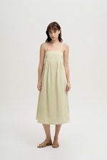 GISELE PLEATED MIDI DRESS GISELE PLEATED MIDI DRESS