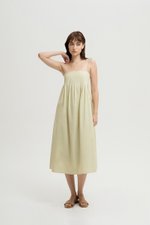 GISELE PLEATED MIDI DRESS GISELE PLEATED MIDI DRESS