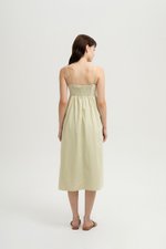 GISELE PLEATED MIDI DRESS GISELE PLEATED MIDI DRESS
