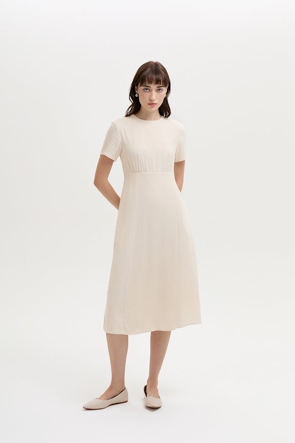 JULIANE SLEEVE LINEN DRESS