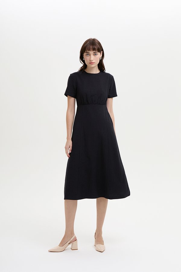 *BACKORDER* JULIANE SLEEVE LINEN DRESS