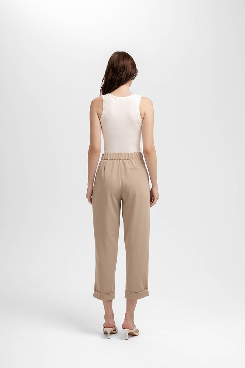 VINCE CUFFED TAPERED PANTS