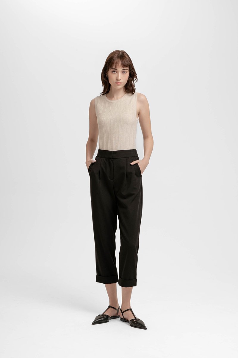 VINCE CUFFED TAPERED PANTS