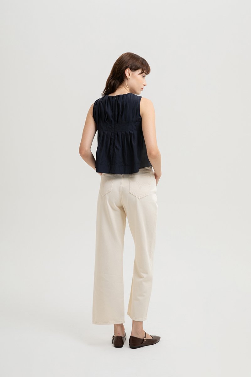 *BACKORDER 4* SHANAE PLEATED TOP