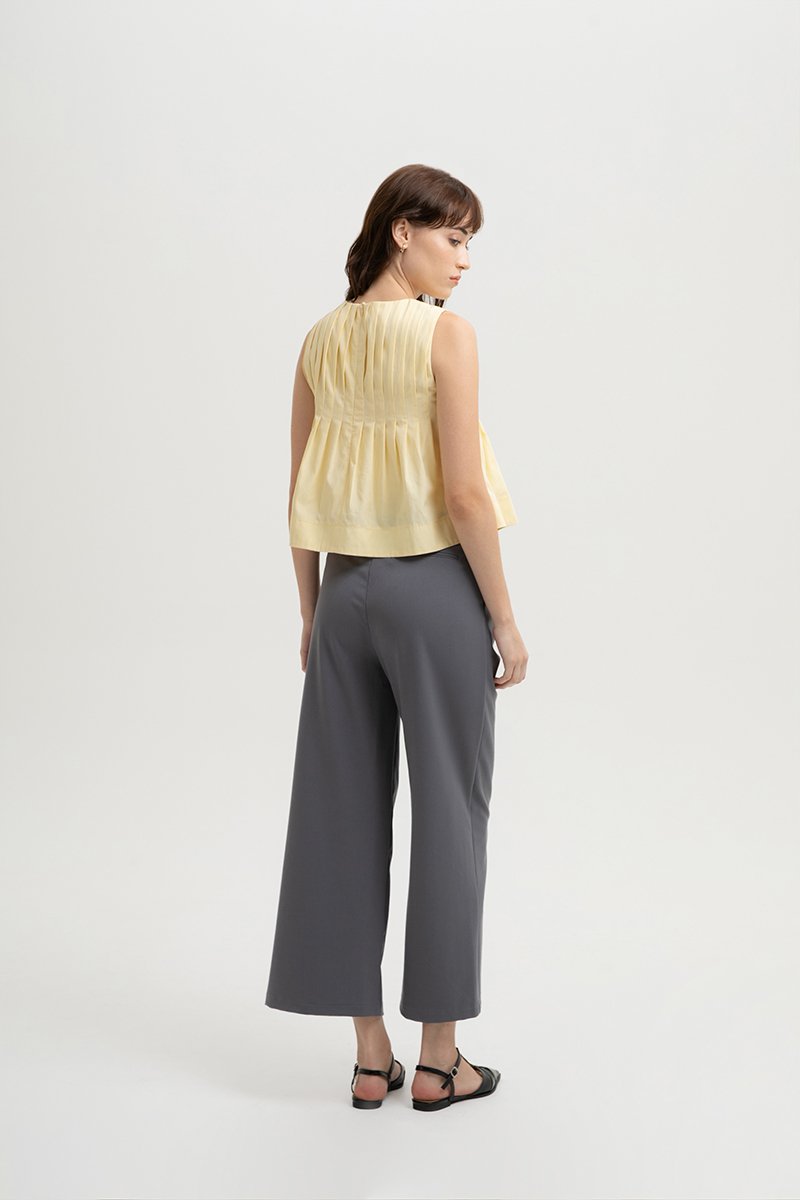 *BACKORDER 4* SHANAE PLEATED TOP