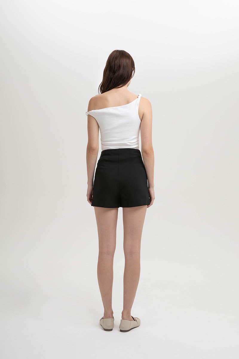 DALE SILVER BUTTON SKORT