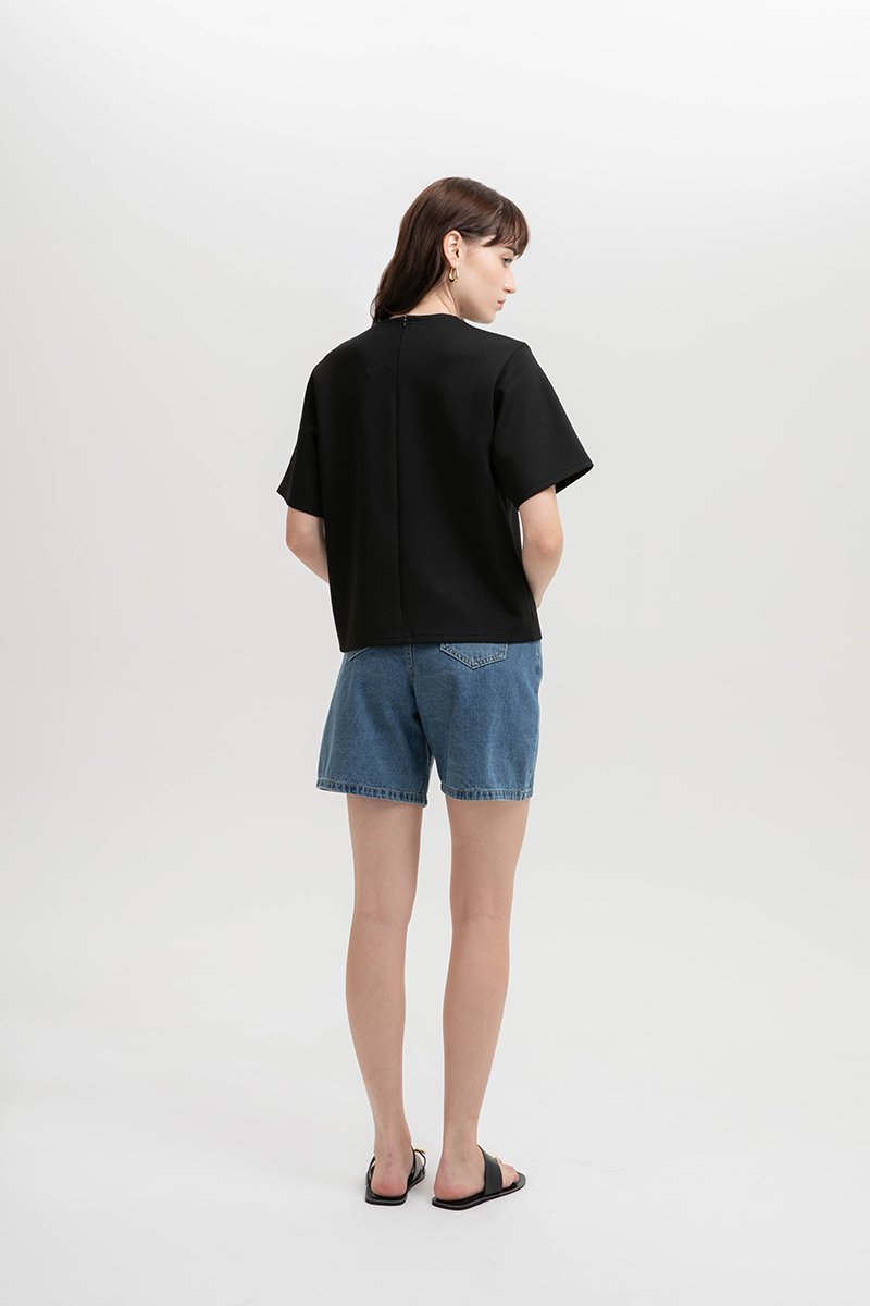 STACIE OVERSIZED MODAL TOP