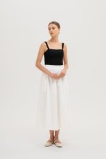 VERALYN SWEET HEART BUSTIER LINEN TOP VERALYN SWEET HEART BUSTIER LINEN TOP