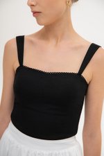 VERALYN SWEET HEART BUSTIER LINEN TOP VERALYN SWEET HEART BUSTIER LINEN TOP