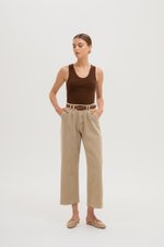 OLINA PADDED SCOOP NECK TANK TOP OLINA PADDED SCOOP NECK TANK TOP