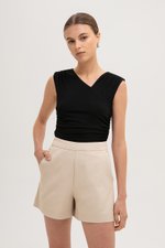 LYON HIGH WAISTED TAILORED SHORTS LYON HIGH WAISTED TAILORED SHORTS