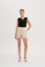 LYON HIGH WAISTED TAILORED SHORTS LYON HIGH WAISTED TAILORED SHORTS