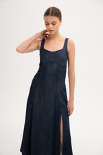JANETTE DENIM MIDI DRESS (REGULAR) JANETTE DENIM MIDI DRESS (REGULAR)