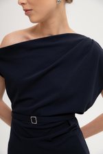 AMIRA ASYMMETRIC OFF SHOULDER TOP W BELT