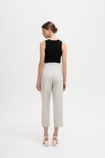 GAYLE TIE WAIST TAPERED PANTS GAYLE TIE WAIST TAPERED PANTS