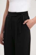 GAYLE TIE WAIST TAPERED PANTS GAYLE TIE WAIST TAPERED PANTS