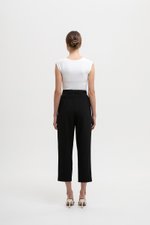 GAYLE TIE WAIST TAPERED PANTS GAYLE TIE WAIST TAPERED PANTS