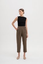 GAYLE TIE WAIST TAPERED PANTS GAYLE TIE WAIST TAPERED PANTS