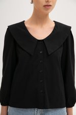 MADELINE PETER PAN COLLAR LONG SLEEVE TOP MADELINE PETER PAN COLLAR LONG SLEEVE TOP
