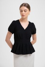 MIKAELA PIN TUCK BUTTONDOWN TOP MIKAELA PIN TUCK BUTTONDOWN TOP