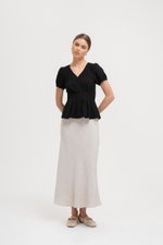 MIKAELA PIN TUCK BUTTONDOWN TOP MIKAELA PIN TUCK BUTTONDOWN TOP