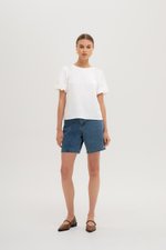 ALLANA PUFF SLEEVE LINEN TOP