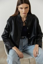 *BACKORDER* OLSEN OVERSIZED LEATHER JACKET *BACKORDER* OLSEN OVERSIZED LEATHER JACKET