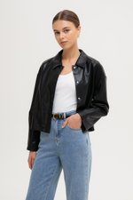 *BACKORDER* OLSEN OVERSIZED LEATHER JACKET *BACKORDER* OLSEN OVERSIZED LEATHER JACKET