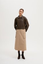 *BACKORDER* OLSEN OVERSIZED LEATHER JACKET *BACKORDER* OLSEN OVERSIZED LEATHER JACKET