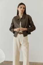*BACKORDER* OLSEN OVERSIZED LEATHER JACKET *BACKORDER* OLSEN OVERSIZED LEATHER JACKET