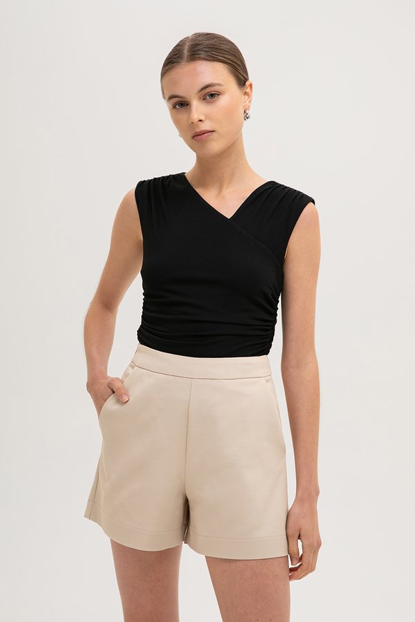 LYON HIGH WAISTED TAILORED SHORTS