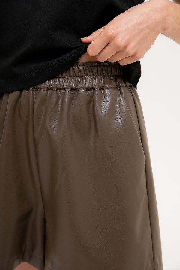 ARCHIE LEATHER SHORTS