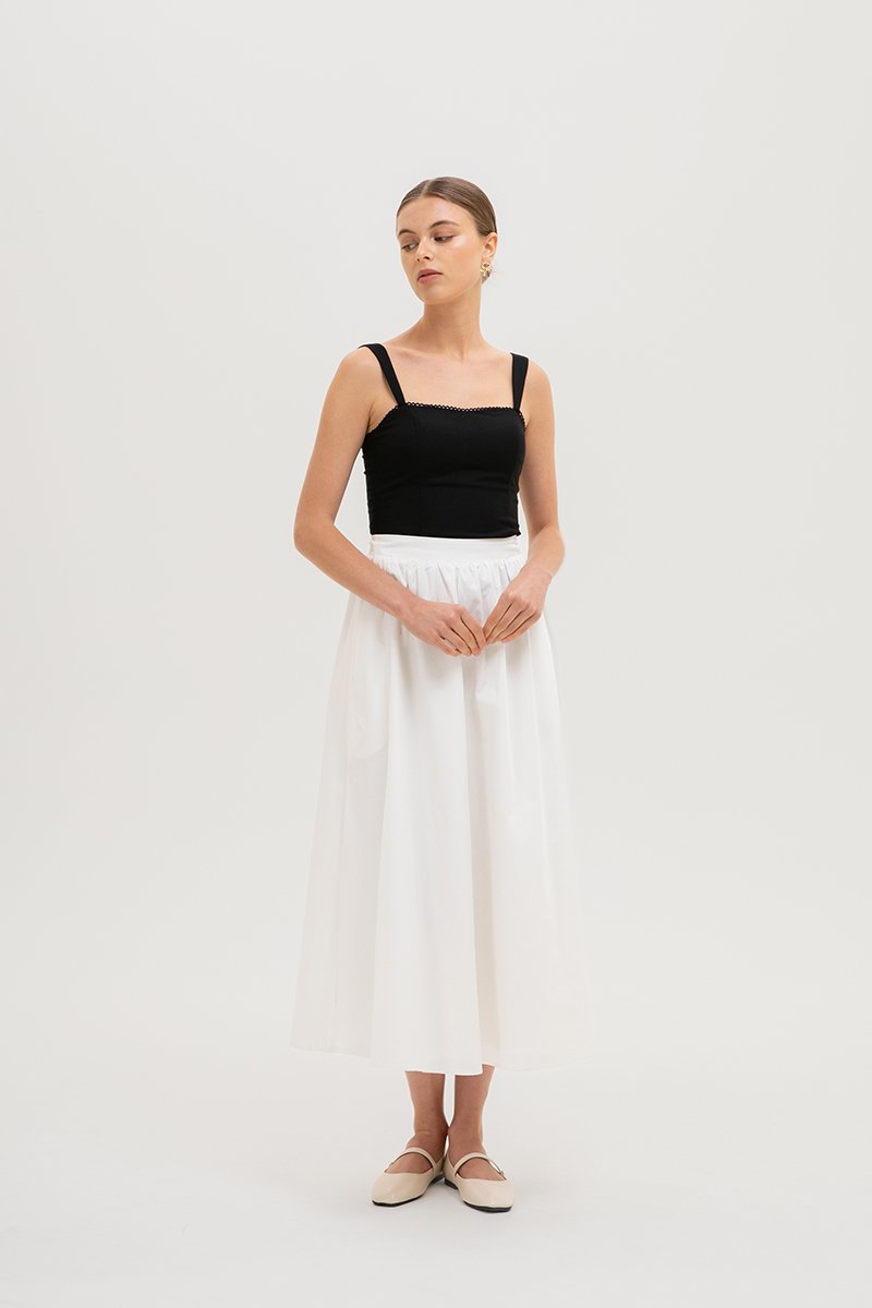 VERALYN SWEET HEART BUSTIER LINEN TOP VERALYN SWEET HEART BUSTIER LINEN TOP