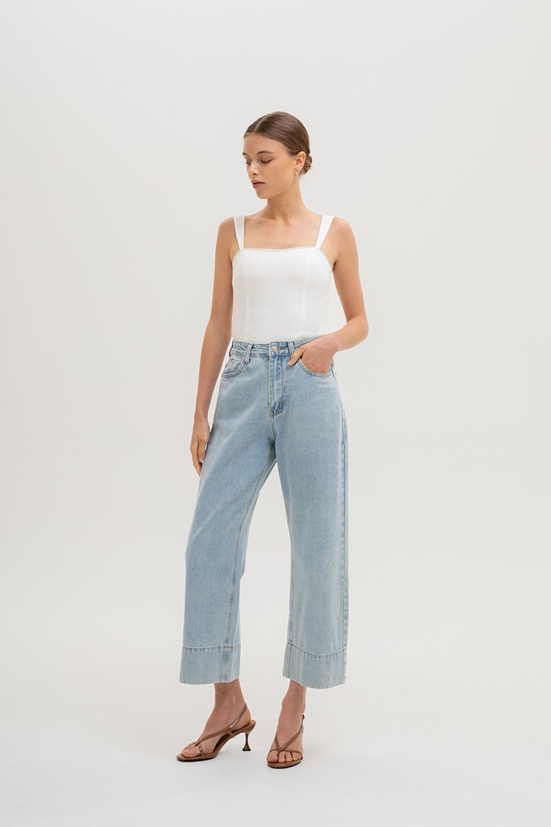 VERALYN SWEET HEART BUSTIER LINEN TOP VERALYN SWEET HEART BUSTIER LINEN TOP