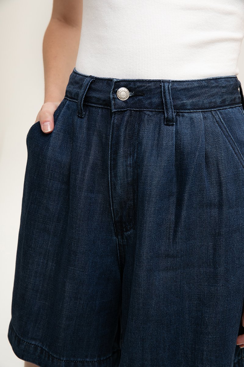 DANELLE DENIM LONG SHORTS