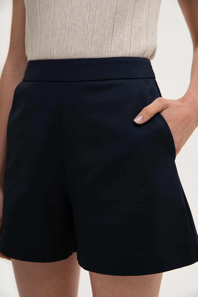 LYON HIGH WAISTED TAILORED SHORTS