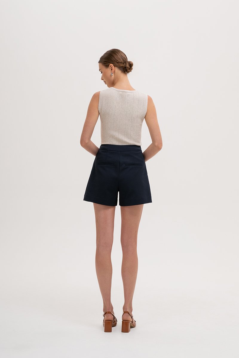 LYON HIGH WAISTED TAILORED SHORTS