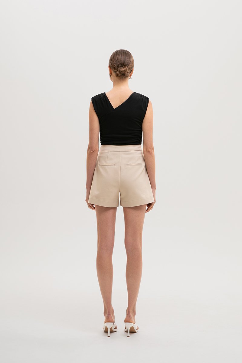 LYON HIGH WAISTED TAILORED SHORTS