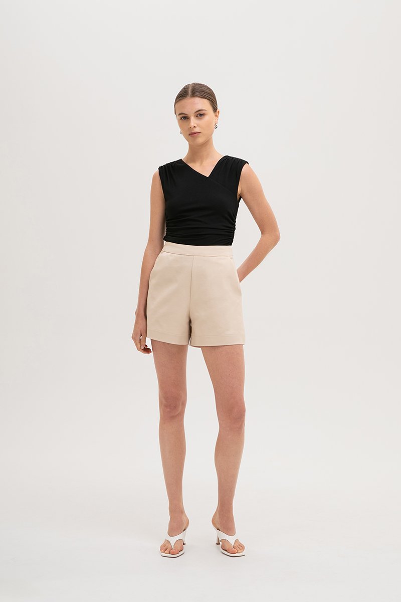 LYON HIGH WAISTED TAILORED SHORTS