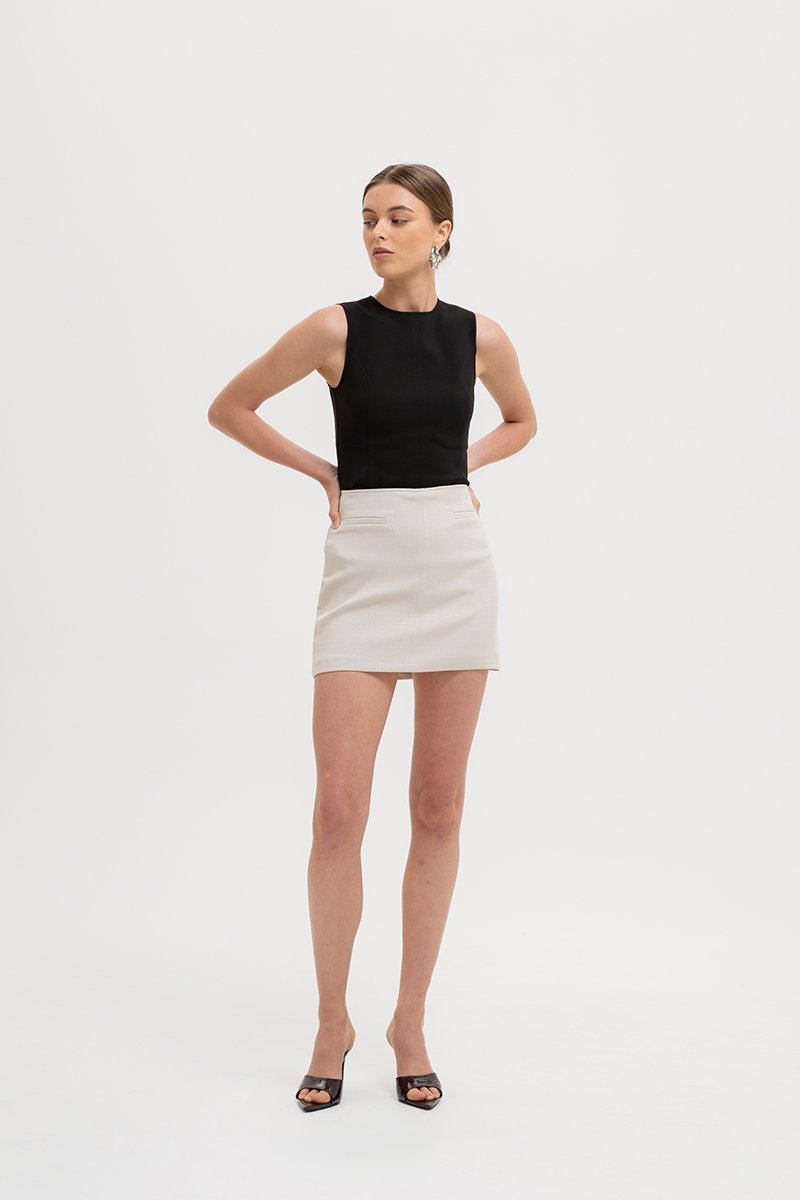 CAMILLA TWEED SKORT