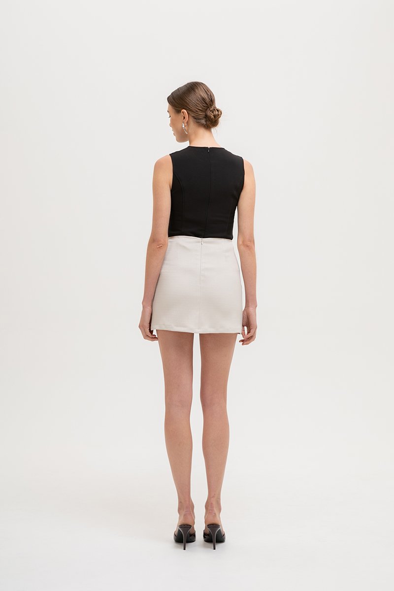CAMILLA TWEED SKORT
