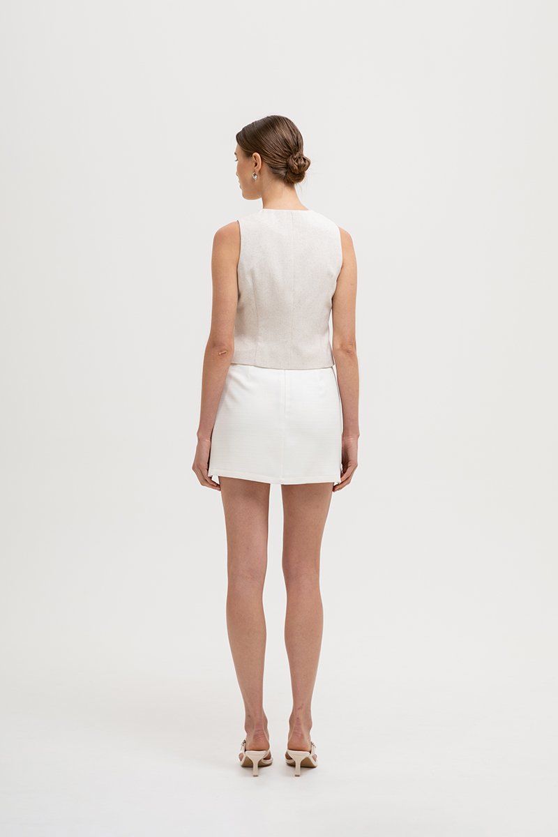 CAMILLA TWEED SKORT