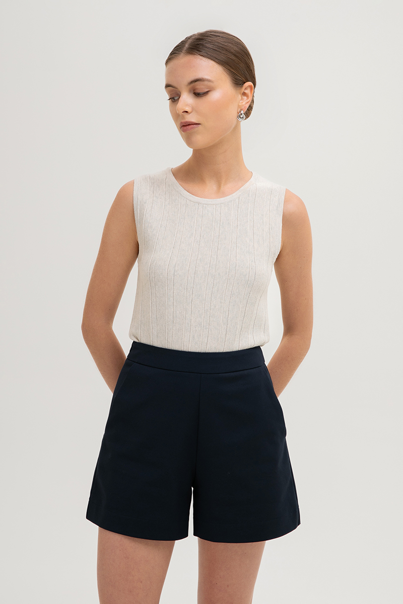 LYON HIGH WAISTED TAILORED SHORTS