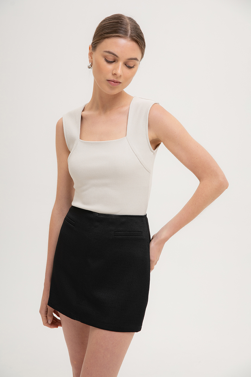 CAMILLA TWEED SKORT