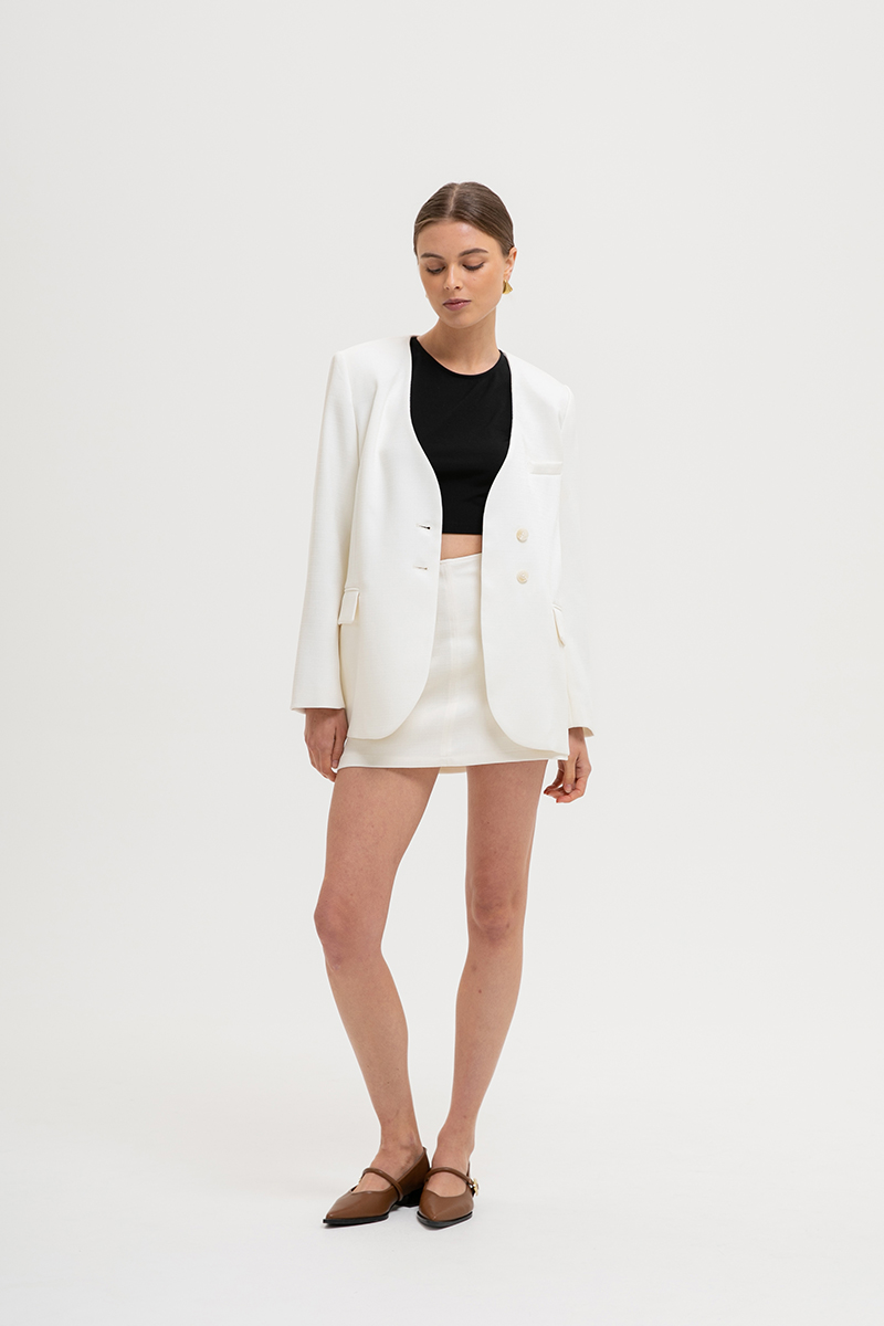 CAMILLA TWEED SKORT