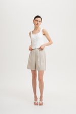 DANIELLE BUTTONDOWN BUSTIER TOP DANIELLE BUTTONDOWN BUSTIER TOP