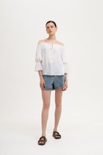 RUBY OFFSHOULDER BALLOON SLEEVE TOP RUBY OFFSHOULDER BALLOON SLEEVE TOP